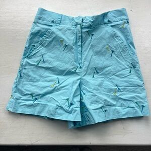 Lilly Pulitzer Light Blue Embroidered Shorts